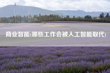 商业智能(哪些工作会被人工智能取代)