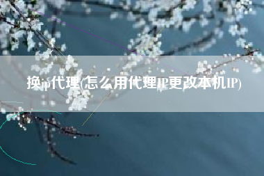 换ip代理(怎么用代理IP更改本机IP)