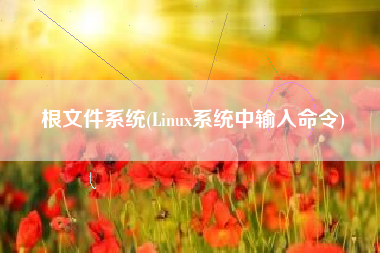 根文件系统(Linux系统中输入命令)