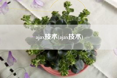 详细阅读:ajax技术(ajax技术) ajax技术(ajax技术)