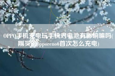 OPPO手机充电玩手机对电池有影响嘛吗(刚买的opporeno6首次怎么充电)