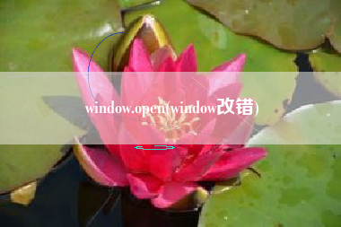 window.open(window改错)
