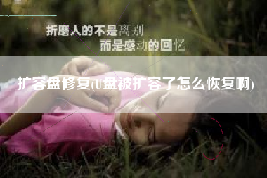 扩容盘修复(U盘被扩容了怎么恢复啊)