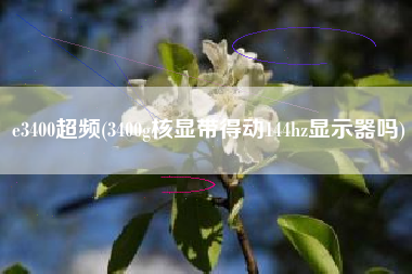 e3400超频(3400g核显带得动144hz显示器吗)