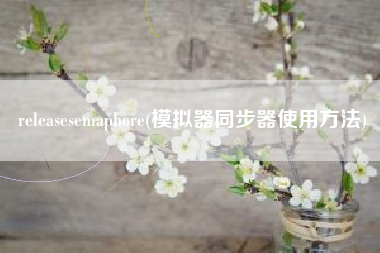 releasesemaphore(模拟器同步器使用方法)