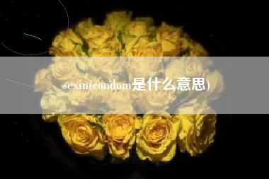 详细阅读:sexin(condom是什么意思) sexin(condom是什么意思)