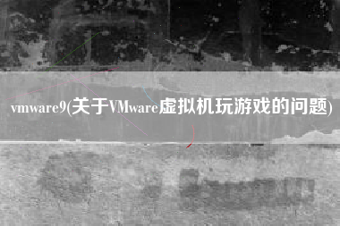 vmware9(关于VMware虚拟机玩游戏的问题)