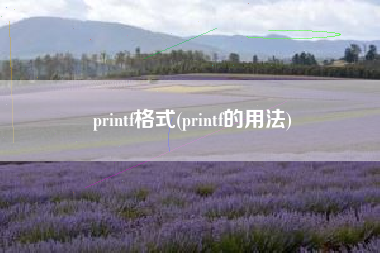printf格式(printf的用法)