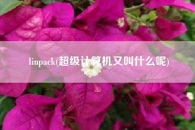 linpack(超级计算机又叫什么呢)