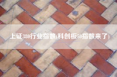 上证380行业指数(科创板50指数来了)