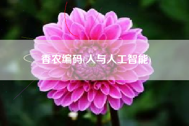 香农编码(人与人工智能)