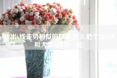 找出k线走势相似的股票(怎么把个股K线和大盘K线放一起)