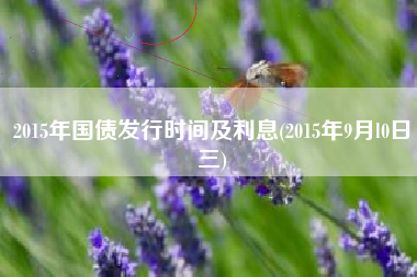 2015年国债发行时间及利息(2015年9月l0日三)
