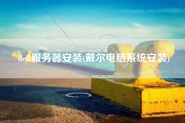 dell服务器安装(戴尔电脑系统安装)