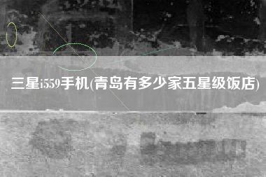 三星i559手机(青岛有多少家五星级饭店)