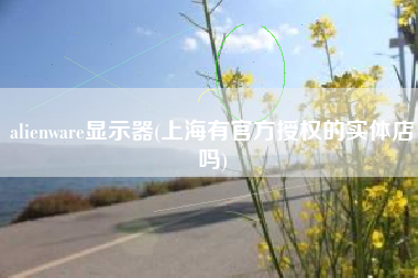alienware显示器(上海有官方授权的实体店吗)