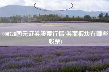 000728国元证券股票行情(券商板块有哪些股票)