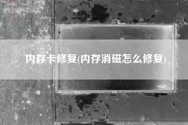 内存卡修复(内存消磁怎么修复)