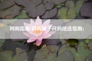 网购指南(网购裤子尺码挑选指南)
