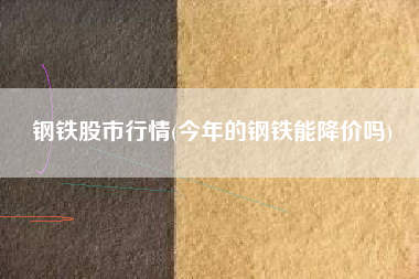 钢铁股市行情(今年的钢铁能降价吗)