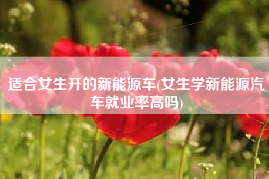 适合女生开的新能源车(女生学新能源汽车就业率高吗)