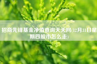 招商先锋基金净值查询天天网(12月31日星期四股市怎么走)