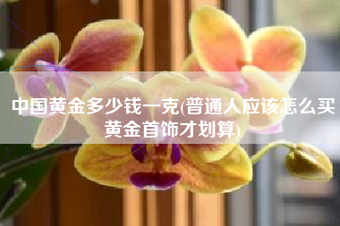 中国黄金多少钱一克(普通人应该怎么买黄金首饰才划算)