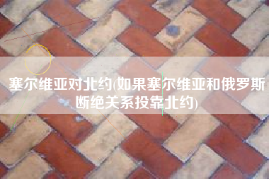 详细阅读:塞尔维亚对北约(如果塞尔维亚和俄罗斯断绝关系投靠北约) 塞尔维亚对北约(如果塞尔维亚和俄罗斯断绝关系投靠北约)
