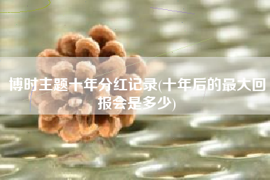 博时主题十年分红记录(十年后的最大回报会是多少)
