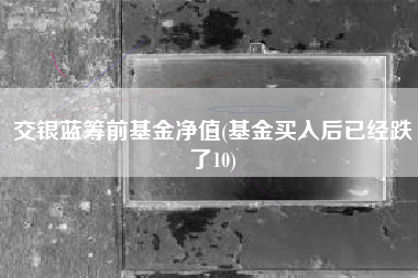 交银蓝筹前基金净值(基金买入后已经跌了10)