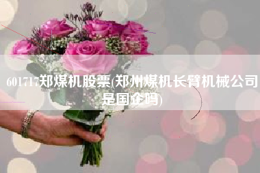 601717郑煤机股票(郑州煤机长臂机械公司是国企吗)