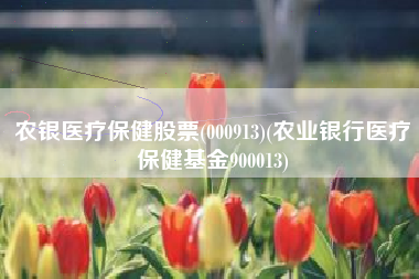 农银医疗保健股票(000913)(农业银行医疗保健基金900013)