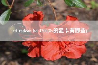详细阅读:ati radeon hd 4200(8x的显卡有哪些) ati radeon hd 4200(8x的显卡有哪些)