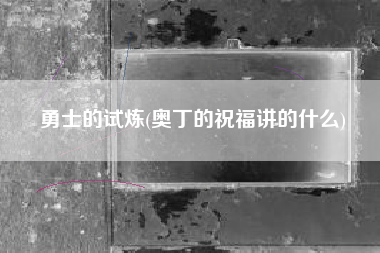勇士的试炼(奥丁的祝福讲的什么)