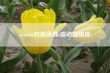 matlab对数函数(波动图组成)