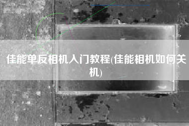 佳能单反相机入门教程(佳能相机如何关机)