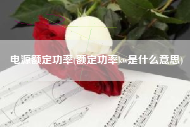 电源额定功率(额定功率kw是什么意思)