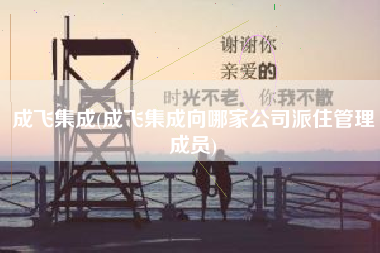 成飞集成(成飞集成向哪家公司派住管理成员)