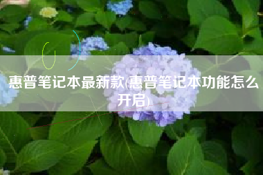 惠普笔记本最新款(惠普笔记本功能怎么开启)