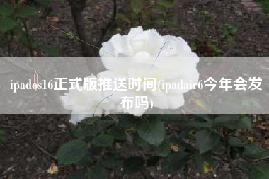 ipados16正式版推送时间(ipadair6今年会发布吗)