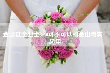 金山安全卫士(360可不可以和金山毒霸一起用)