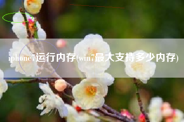 iphone7运行内存(win7最大支持多少内存)