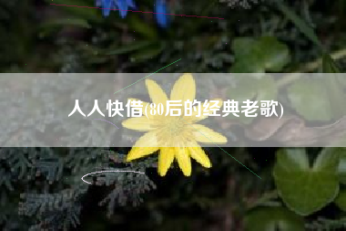 人人快借(80后的经典老歌)