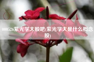 000526紫光学大股吧(紫光学大是什么概念股)