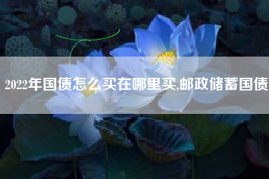 2022年国债怎么买在哪里买,邮政储蓄国债
