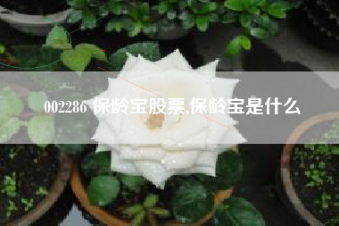详细阅读:002286 保龄宝股票,保龄宝是什么 002286 保龄宝股票,保龄宝是什么