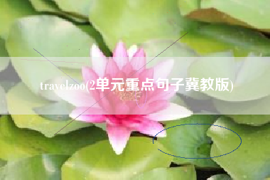 travelzoo(2单元重点句子冀教版)