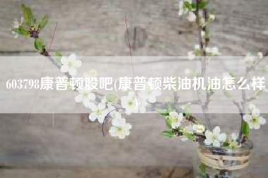 603798康普顿股吧(康普顿柴油机油怎么样)