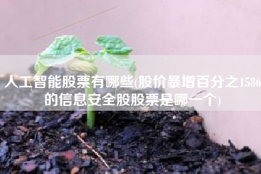 人工智能股票有哪些(股价暴增百分之1586的信息安全股股票是哪一个)