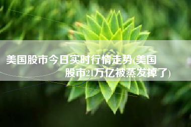 美国股市今日实时行情走势(美国🇺🇸股市21万亿被蒸发掉了)